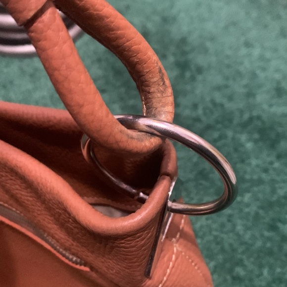 Faiez brown pebble leather purse - Picture 14 of 14